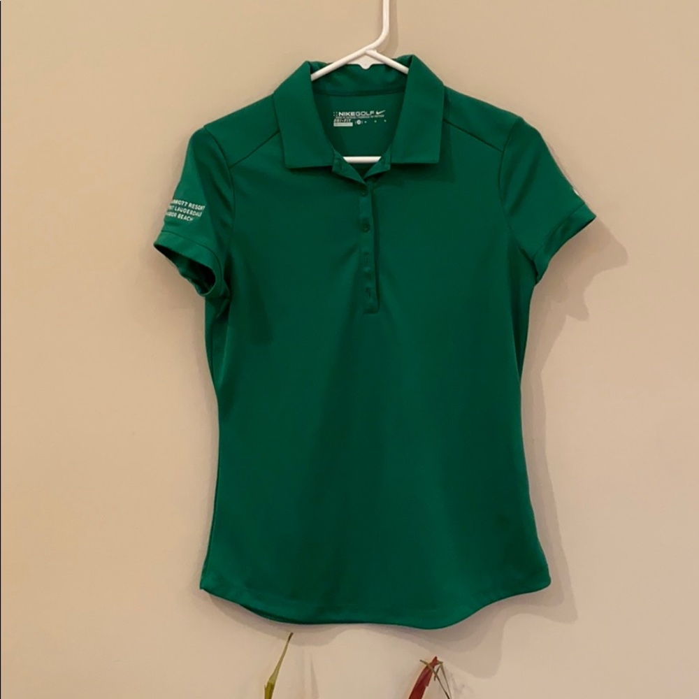 EUC Nike Golf Modern Dri-fit Polo Green Sz M